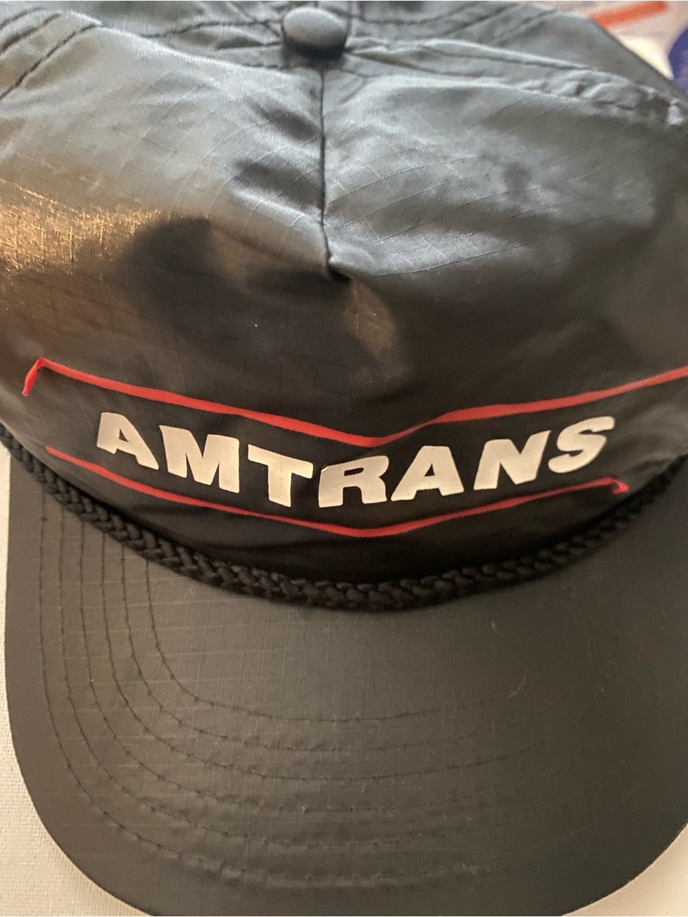 Vintage rare trucker Black cap